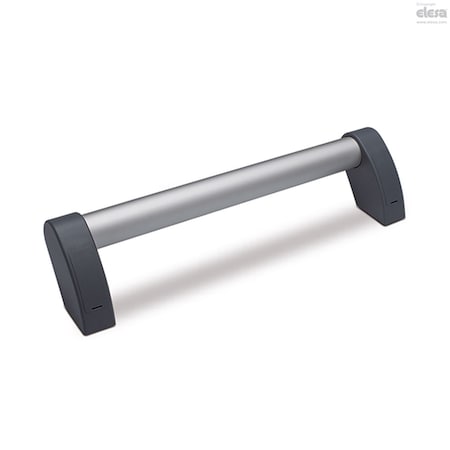 Elesa Anodised Alum tube, handle shanks in grey colour, M.1053/30-700-AN-GR M.1053-AN-GR